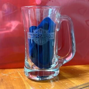 Harley-Davidson Clear and Blue Mug